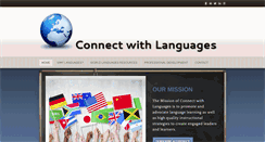 Desktop Screenshot of connectwithlanguages.com