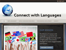 Tablet Screenshot of connectwithlanguages.com